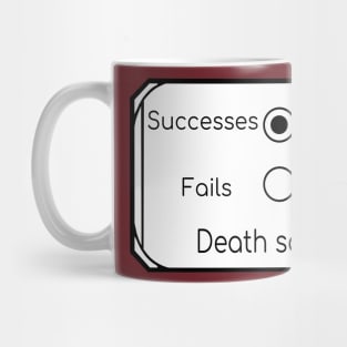 Stabilised! 3 death savingthrow successes Mug